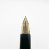 S.T. Dupont Sterling Silver - Smooth Cap/Fluted Barrel Classic Fountain Pen- Fine 18kt Gold Nib