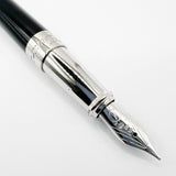 S.T. Dupont Large Line D Elysee Duotone Fountain Pen - Medium 14kt Gold Nib