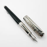 S.T. Dupont Large Line D Elysee Duotone Fountain Pen - Medium 14kt Gold Nib