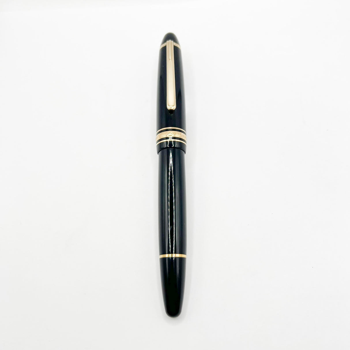 Montblanc Meisterstuck Black Resin #146 LeGrand Fountain Pen  - Flexible  Broad 14kt Gold Nib