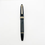 Montblanc Meisterstuck Black Resin #146 LeGrand Fountain Pen  - Flexible  Broad 14kt Gold Nib