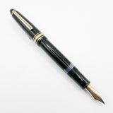 Montblanc Meisterstuck Black Resin #146 LeGrand Fountain Pen  - Flexible  Broad 14kt Gold Nib