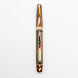Omas Paragon Extra Original Style Facetted Arco Bronze Exquisite Celluloid Fountain Pen - FLEXIBLE Medium 14kt Gold Nib