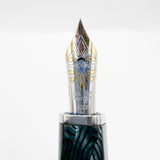 Visconti Aida Celluloid Limited Edition Facetted Fountain Pen - Extra Extra Fine(EEF) 18kt Gold Nib