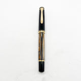 Pelikan M400 Tortoise Brown Fountain Pen - Broad 14kt Gold Nib