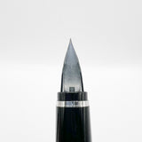 Pilot Falcon II Metal Black Fountain Pen - Semi-Flex Extra Fine 14kt Gold Nib