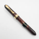 Visconti Copernicus Burgundy Celluloid Limited Edition Fountain Pen   - Medium 18kt Gold Nib