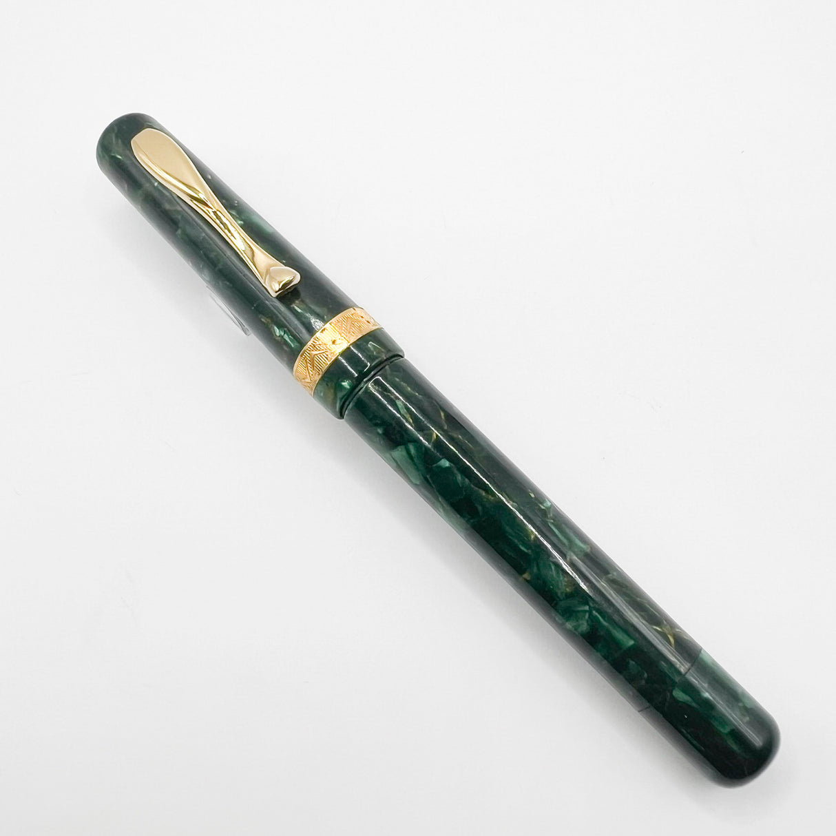 Visconti Limited Edition Michelangelo Grande Celluloid Fountain  Pen - Medium 18kt Gold Nib