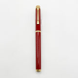 Sheaffer Full Size Targa Red Lacque Fountain Pen - Medium 14kt Gold Nib