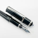Cartier Midi Diabolo Black Fountain Pen  - Medium 18kt Gold Nib