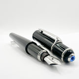 Cartier Midi Diabolo Black Fountain Pen  - Medium 18kt Gold Nib