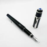 Cartier Midi Diabolo Black Fountain Pen  - Medium 18kt Gold Nib