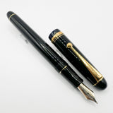 Pilot Custom 74 Black Fountain Pen -  Double Broad 14kt Gold Nib