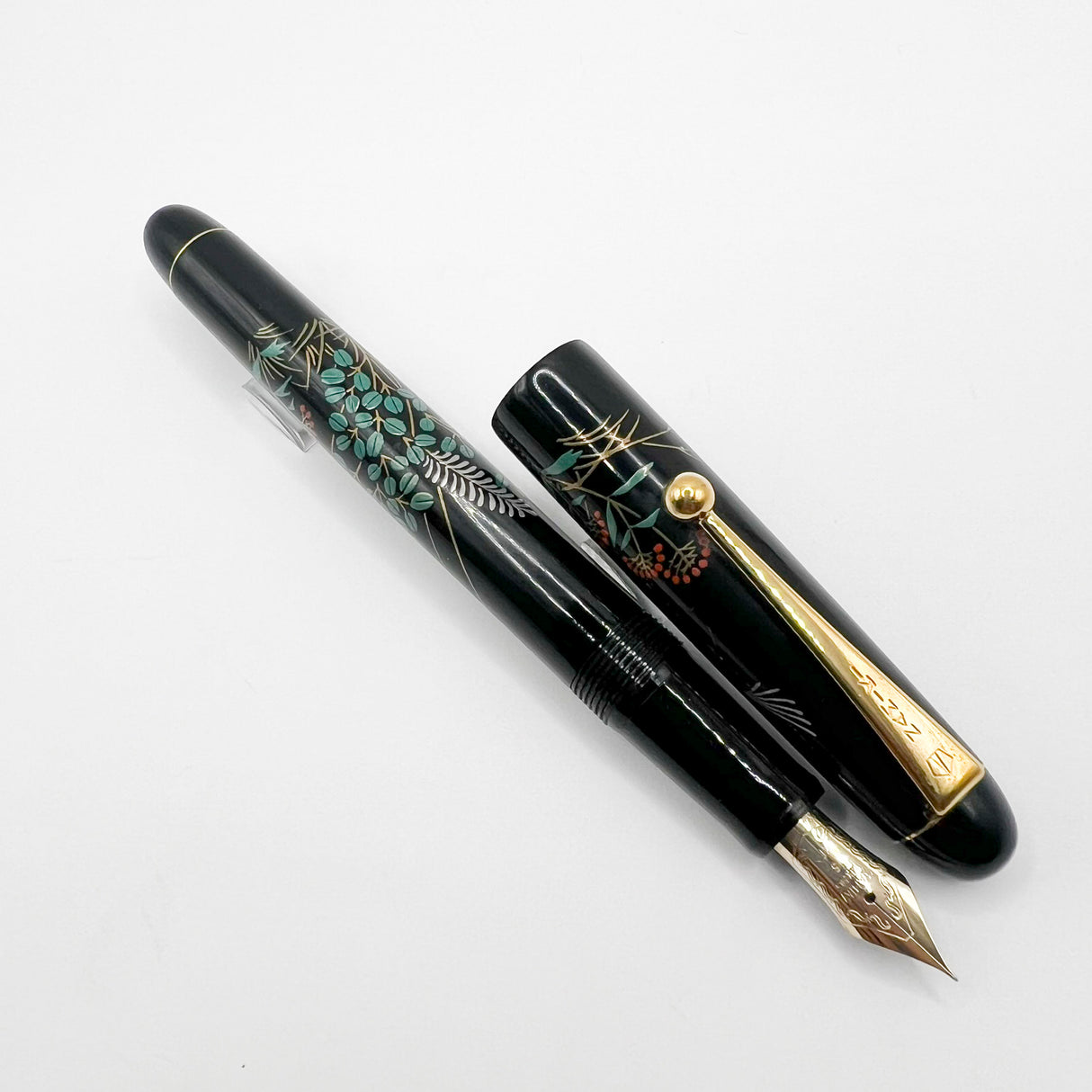 Pilot Namiki Nippon Art Wildflowers Fountain Pen  - Fine 14kt Gold Nib