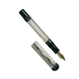 Montblanc Lorenzo De Medici Sterling Silver  Patron of the Arts Fountain Pen - Medium 18kt Gold Nib - A GRAIL Pen!