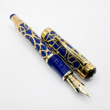 Montblanc Prince Regent 888- 18 Kt SOLID GOLD Overlay - Patron Of The Arts Limited Edition Fountain Pen - Medium 18kt Gold Nib