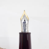 Montblanc Meisterstuck Bordeaux Resin 146 LeGrand Fountain Pen - Fine 14kt Gold Nib