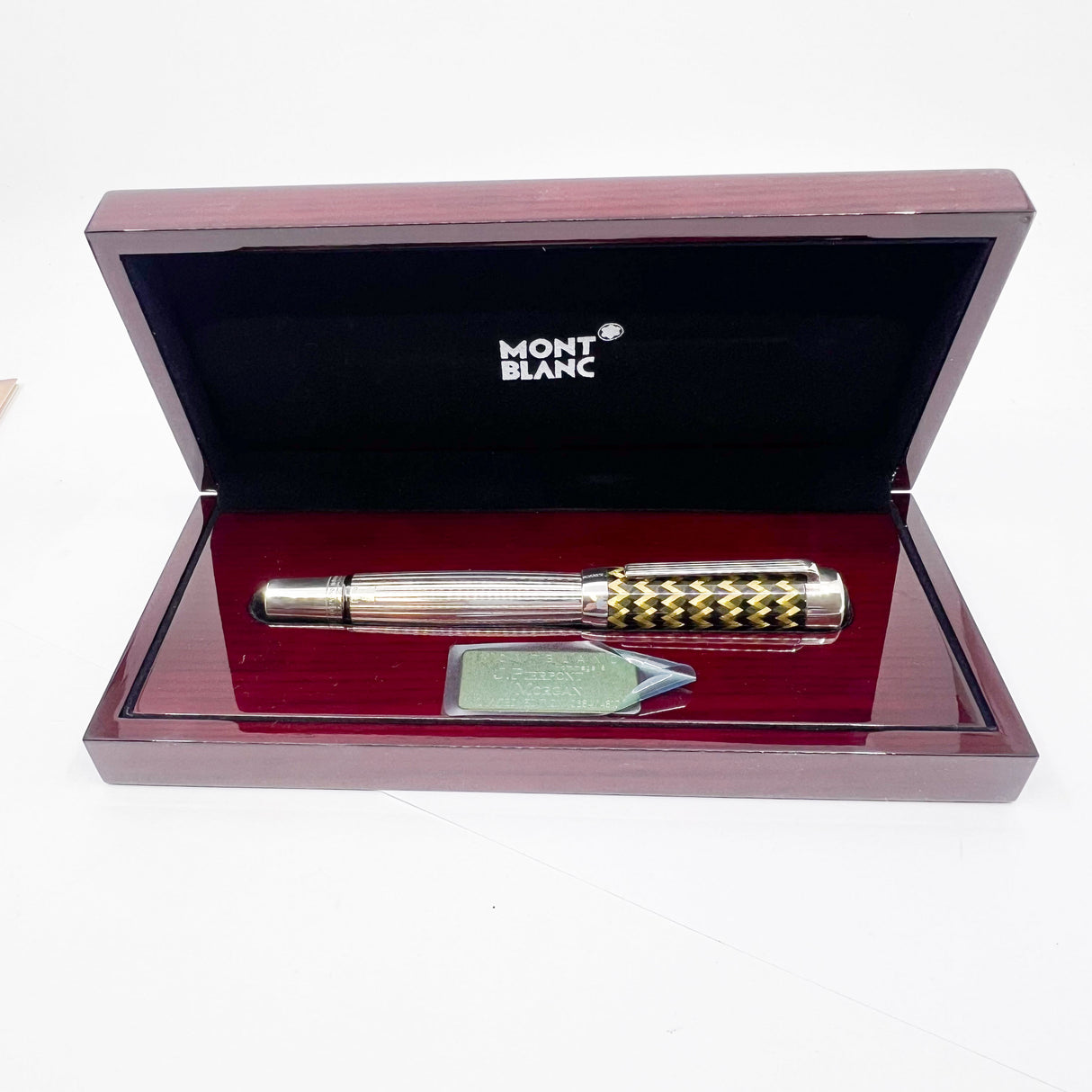Montblanc J.P. Morgan 2004 Patron Of The Arts Limited Edition  Fountain Pen - Medium 18kt Gold Nib