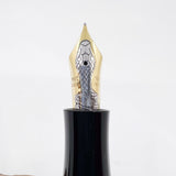 Montblanc Agatha Christie Sterling Silver Limited Edition Fountain Pen - Fine 18kt Gold Nib