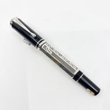 Montblanc Marcel Proust Sterling Silver Writer Series Fountain Pen - Fine 18kt Gold Nib