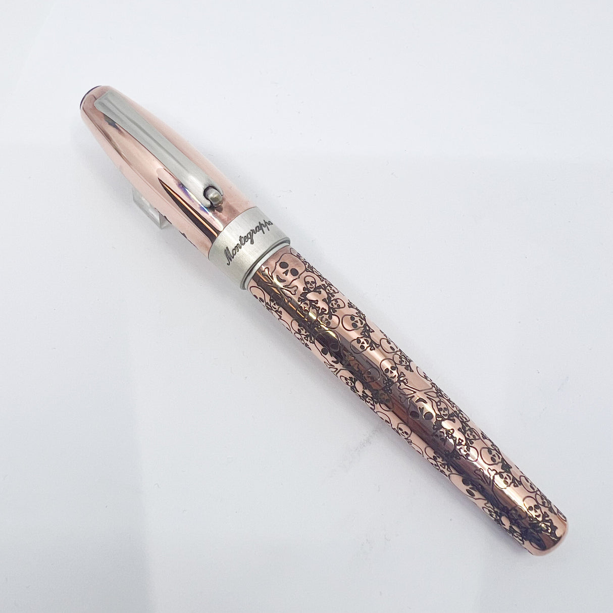 Montegrappa Fortuna Copper Happy Skull Fountain Pen  - Medium Stainless Steel Nib