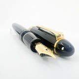 Sailor Black 1911L Large Fountain Pen  - Broad 21kt Gold Nib