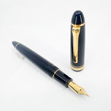 Sailor Black 1911L Large Fountain Pen  - Broad 21kt Gold Nib