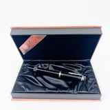 Montblanc Agatha Christie Sterling Silver Limited Edition Fountain Pen - Fine 18kt Gold Nib