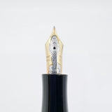 Montblanc Agatha Christie Sterling Silver Limited Edition Fountain Pen - Fine 18kt Gold Nib