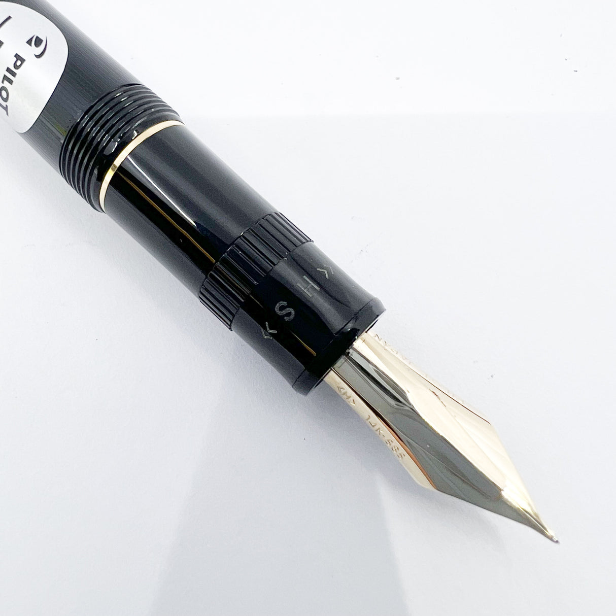 Pilot Justus 95 Fountain Pen - Flexible Architect's Grind  14kt Gold Nib Customized from a Medium