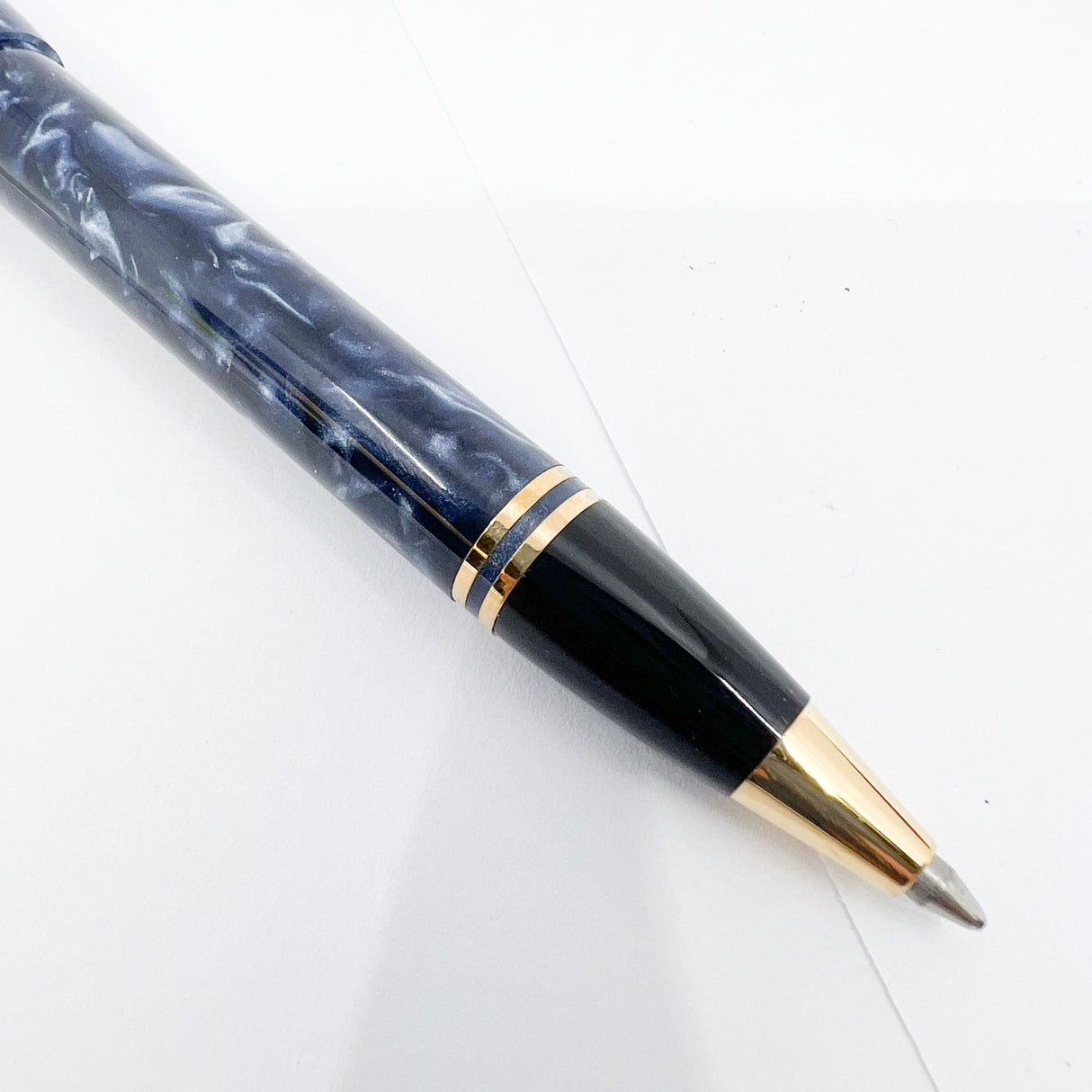 Parker Duofold First Generation Blue Marble Ballpoint Pen