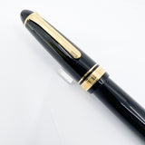 Sailor Black 1911L Large Fountain Pen  - Broad 21kt Gold Nib