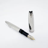 Montblanc Meisterstuck Solitaire Stainless Steel Le Grand 146 Fountain Pen