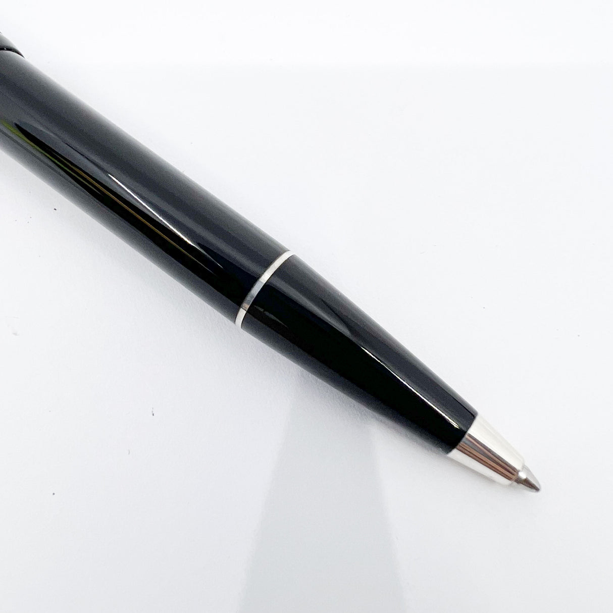 Montblanc Agatha Christie Writer Series Limited Edition Ballpoint Pen - Sterling Silver Snake Clip with Ruby Eyes