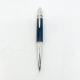 Underwood London Piccadilly Ebonite Blue/Black Ripple Convertible Ballpoint/Rollerball Pen