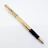 Sheaffer Nostalgia Gold Vermeil  Fountain Pen - Medium 18kt Gold Nib