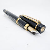 Waterman Man 100 Black Fountain Pen - Extra Fine 18kt Gold Nib