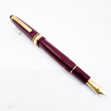 Sailor 1911 Standard Size Glossy Maroon Fountain Pen - Fine 14kt Gold Nib