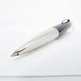 Underwood London Piccadilly Ebonite Blue/Black Ripple Convertible Ballpoint/Rollerball Pen