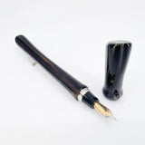 Taccia Savanna Buffalo Horn Fountain Pen - Fine Gold-Plated Nib