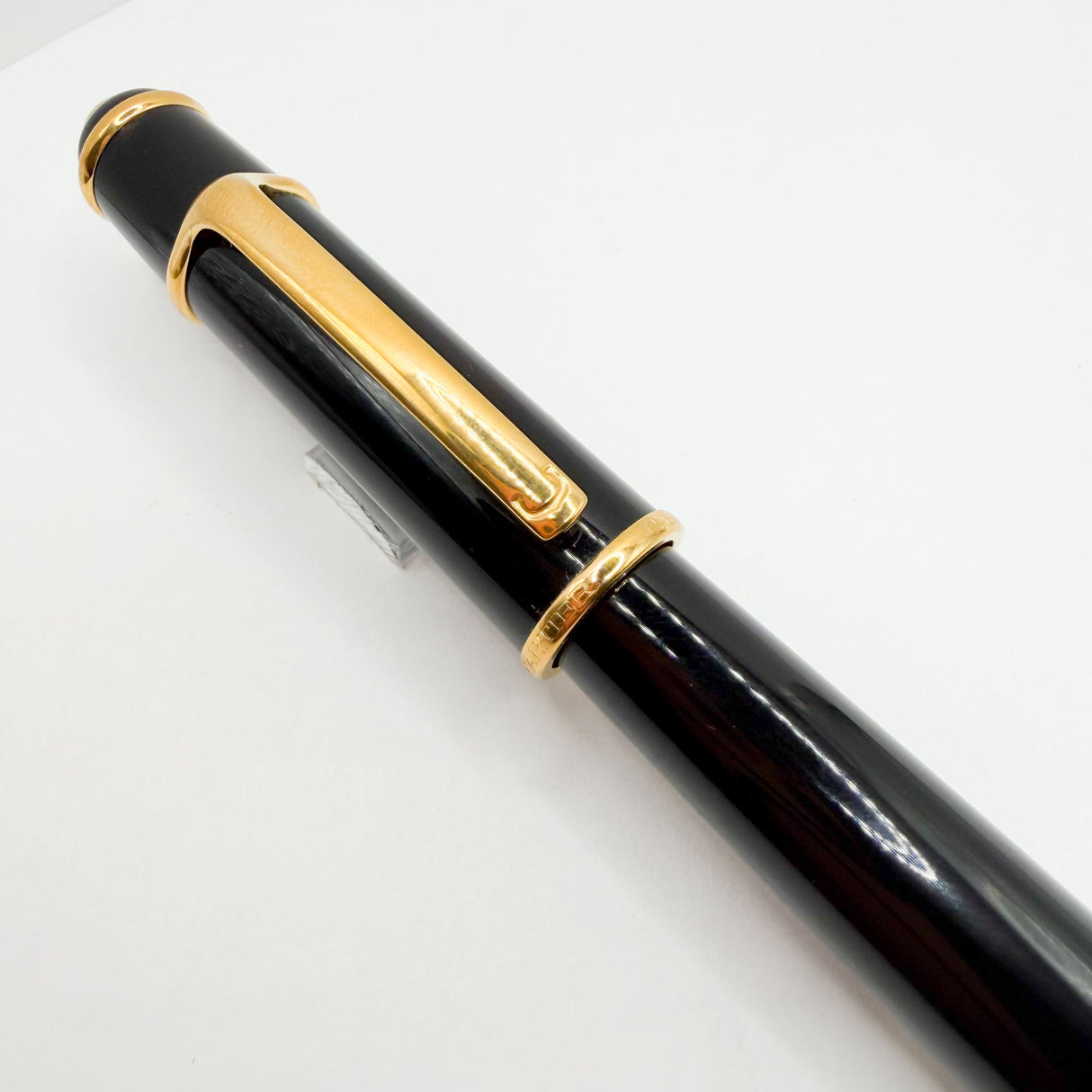 Cartier Diabolo Black Composite Fountain Pen - Medium 18kt Gold Nib