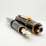 Cartier Diabolo Black Composite Fountain Pen - Medium 18kt Gold Nib