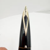 Sheaffer Imperial Sterling Silver Diamond-Shape Design Fountain Pen - Fine 14kt Gold Nib