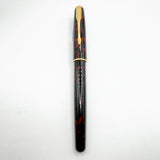 Parker Sonnet Firedance Lacque Red/Black Marble Fountain Pen - Fine 18kt Gold Nib