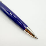 Cartier Electric Blue Roadster with Palladium-Finished Textured Cap & Trim Ballpoint