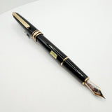 Montblanc Classique #144 Black Resin Fountain Pen  - Fine  14kt Gold Nib