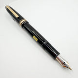 Montblanc Meisterstuck Black Resin #146 LeGrand Fountain Pen  - Fine 14kt  Gold Nib