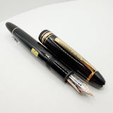 Montblanc Meisterstuck Black Resin #146 LeGrand Fountain Pen  - Fine 14kt  Gold Nib