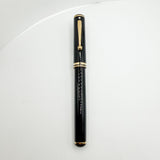 Sheaffer Connaisseur Black Fountain Pen - Medium 18kt Gold Nib