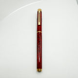 Sheaffer Full Size Targa Red Ronce Lacque Fountain Pen - Extra Fine 14kt Gold Nib